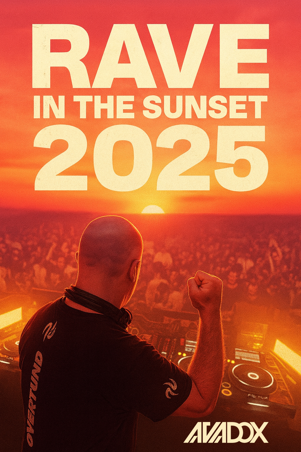 AVADOX - Rave In The Sunset 2025 ARTWORK